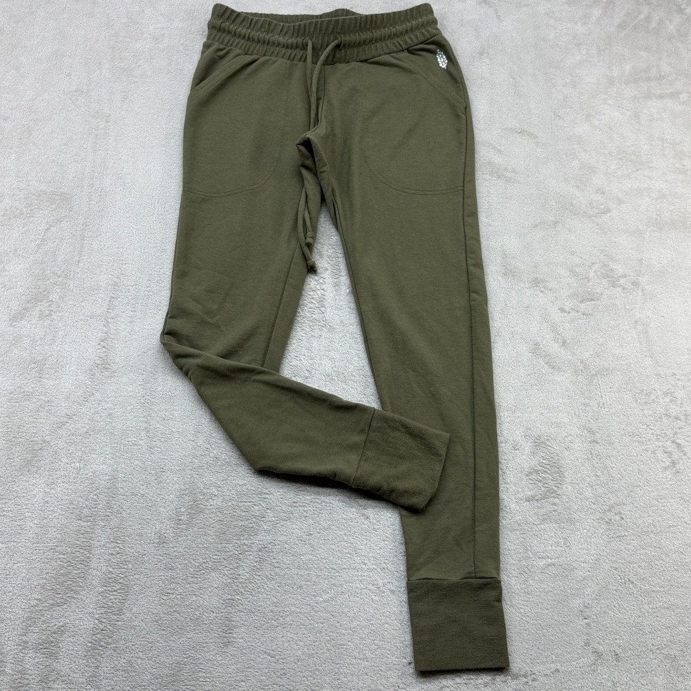 Free People FP Movement Joggers Women XS Olive Green Sunny Skinny Fit Sweatpants